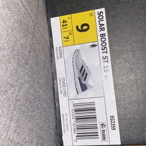 Adidas solar boost ….stain on front I’m sure can be cleaned